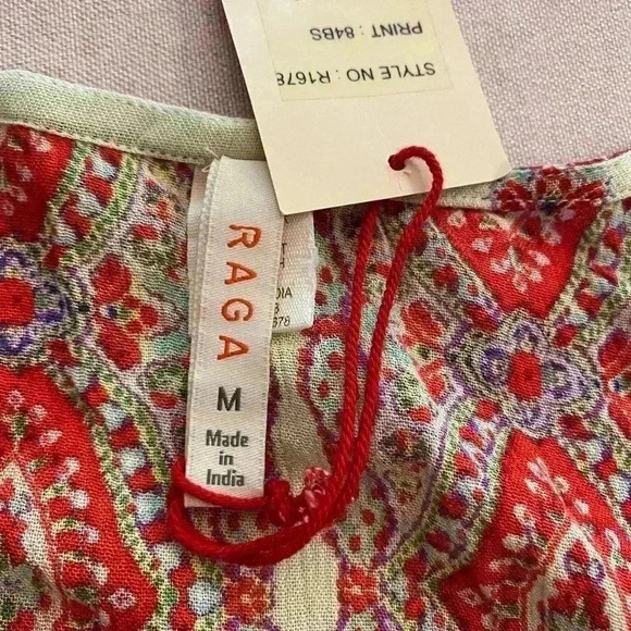 Anthropologie Women's Raga Boho Tunic Dress  viscose NEW size medium - Picture 11 of 14